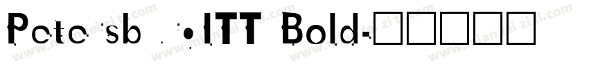 PetersburgITT Bold字体转换